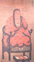 絹本著色 達磨大師像