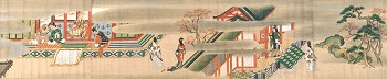 絹本著色 彦火火出見尊絵巻