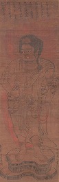 絹本著色 不動明王像