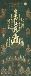絹本著色 十界勧請大曼陀羅図