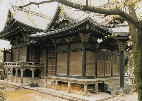 天満神社本殿・石の間・拝殿
