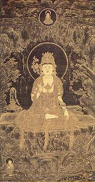 絹本著色 主夜神像
