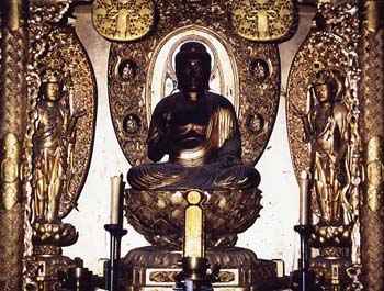 木造 阿弥陀如来坐像、銅造 阿弥陀如来立像(胎内像)