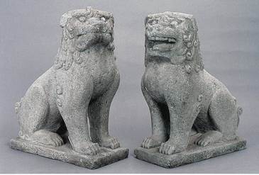 石造 狛犬(永正十二年銘)