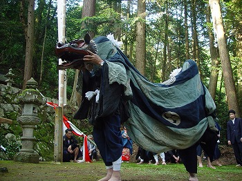 椎村神社の祭り