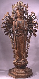 木造 千手観音立像、附 木造 不動明王立像毘沙門天立像(2躯)
